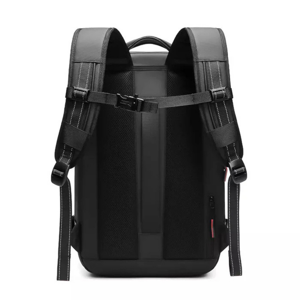 Sac à dos Movara Compression Aventure noir, détail des rangements